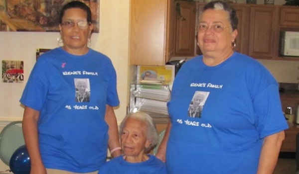 Mama's 95th Birthday   Michele, Toni And Mama T-Shirt Photo